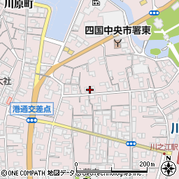 愛媛県四国中央市川之江町1557周辺の地図