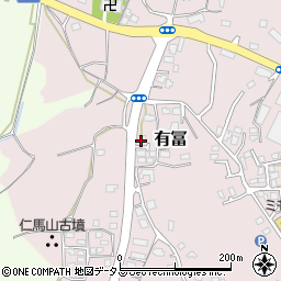 山口県下関市有冨247-2周辺の地図