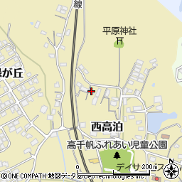 山口県山陽小野田市西高泊199-14周辺の地図