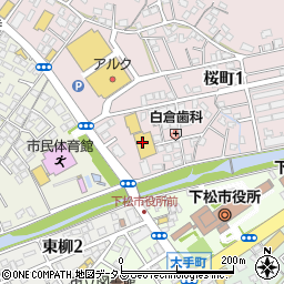 ウォンツ下松桜町店周辺の地図
