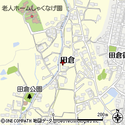 山口県下関市田倉129-1周辺の地図
