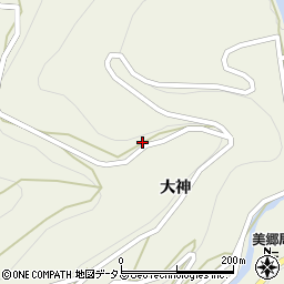 徳島県吉野川市美郷平203周辺の地図