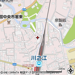 愛媛県四国中央市川之江町2497-1周辺の地図