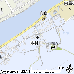 山口県防府市向島本村950周辺の地図