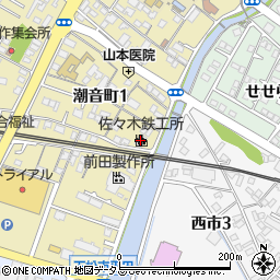 佐々木鉄工所周辺の地図