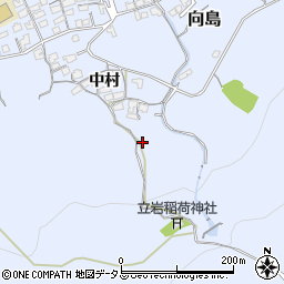 山口県防府市向島中村595周辺の地図