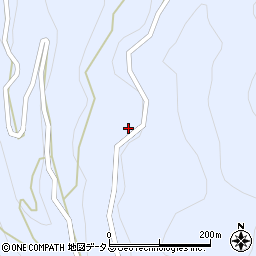徳島県三好市井川町井内西7255周辺の地図