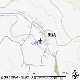 山口県下松市河内黒杭周辺の地図
