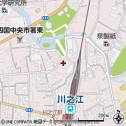 愛媛県四国中央市川之江町2496周辺の地図