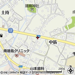 中田周辺の地図