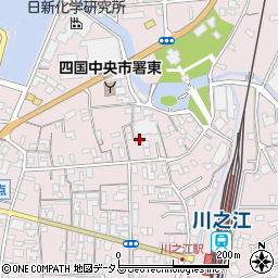 愛媛県四国中央市川之江町1526周辺の地図