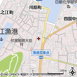 愛媛県四国中央市川之江町1272周辺の地図