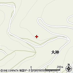 徳島県吉野川市美郷平190周辺の地図