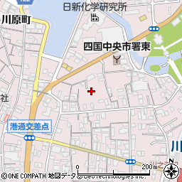 愛媛県四国中央市川之江町1553-2周辺の地図