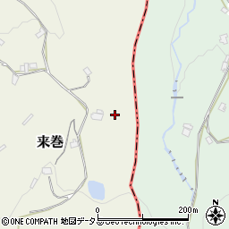 山口県下松市来巻844周辺の地図