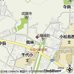 徳島県小松島市中田町奥林28-2周辺の地図