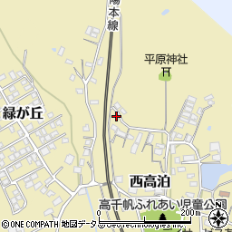山口県山陽小野田市西高泊201周辺の地図