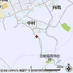 山口県防府市向島中村674周辺の地図