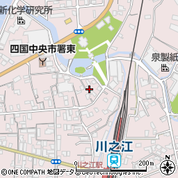 愛媛県四国中央市川之江町2518周辺の地図
