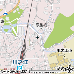 愛媛県四国中央市川之江町2609-5周辺の地図