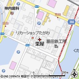 山口県周南市栗屋772-17周辺の地図