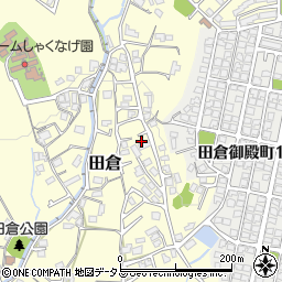 山口県下関市田倉153-2周辺の地図