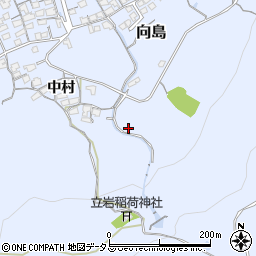 山口県防府市向島中村563周辺の地図