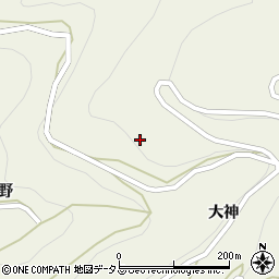 徳島県吉野川市美郷平190-1周辺の地図