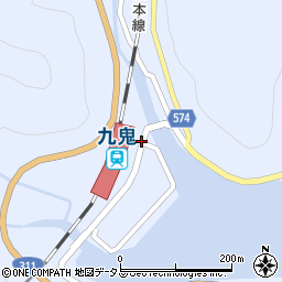 九鬼駅周辺の地図