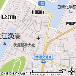 愛媛県四国中央市川之江町1279周辺の地図