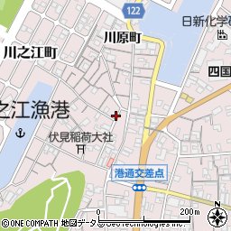 愛媛県四国中央市川之江町1444周辺の地図