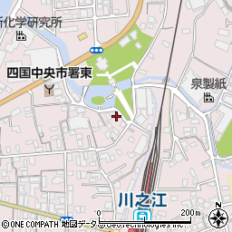 愛媛県四国中央市川之江町2520-8周辺の地図