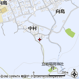 山口県防府市向島中村601周辺の地図