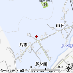 徳島県徳島市勝占町片志18周辺の地図
