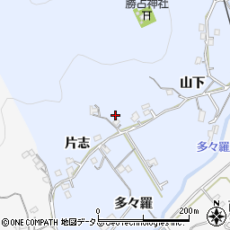 徳島県徳島市勝占町片志19周辺の地図