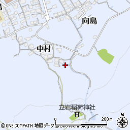 山口県防府市向島中村603-1周辺の地図