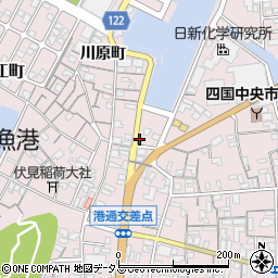 愛媛県四国中央市川之江町4056-9周辺の地図