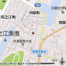 愛媛県四国中央市川之江町1446周辺の地図