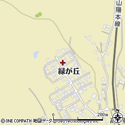 山口県山陽小野田市緑が丘12-4周辺の地図