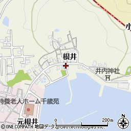 徳島県小松島市中田町根井周辺の地図