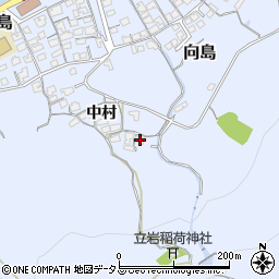 山口県防府市向島中村605-1周辺の地図