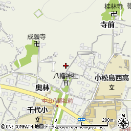 徳島県小松島市中田町奥林21-1周辺の地図