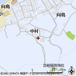 山口県防府市向島中村607周辺の地図