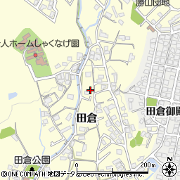山口県下関市田倉120-7周辺の地図