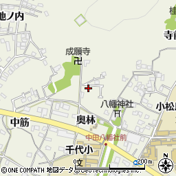 徳島県小松島市中田町奥林8-15周辺の地図