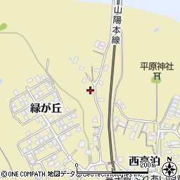 山口県山陽小野田市西高泊629-2周辺の地図