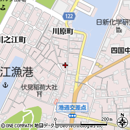 愛媛県四国中央市川之江町1453周辺の地図