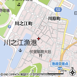 愛媛県四国中央市川之江町1383周辺の地図