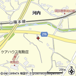 山口県山口市阿知須野口7167周辺の地図