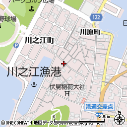 愛媛県四国中央市川之江町1384周辺の地図